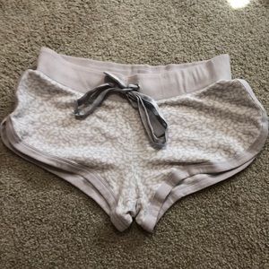 Victoria’s secret gray leopard print sleep shorts